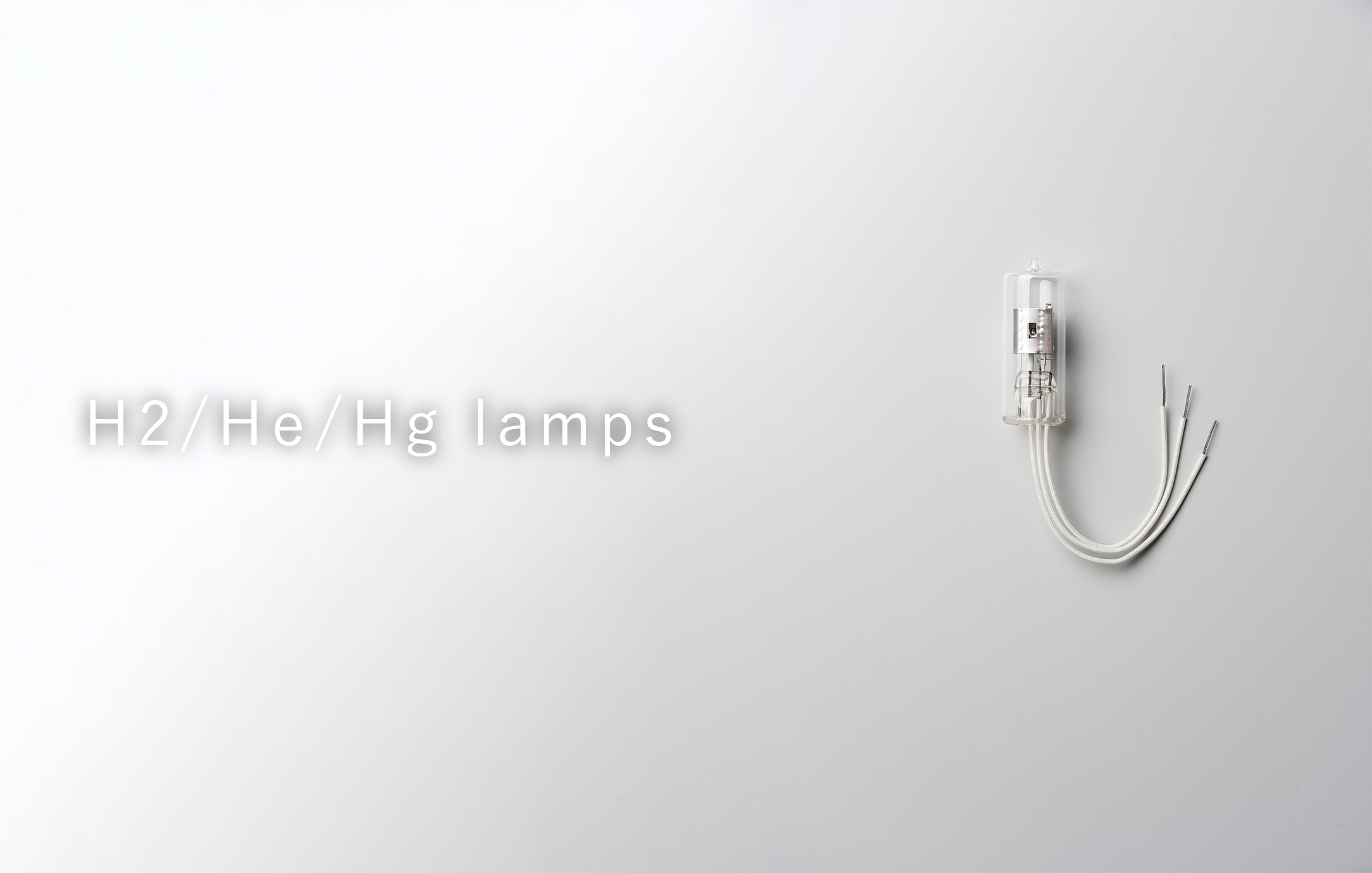 H2/He/Hg lamps